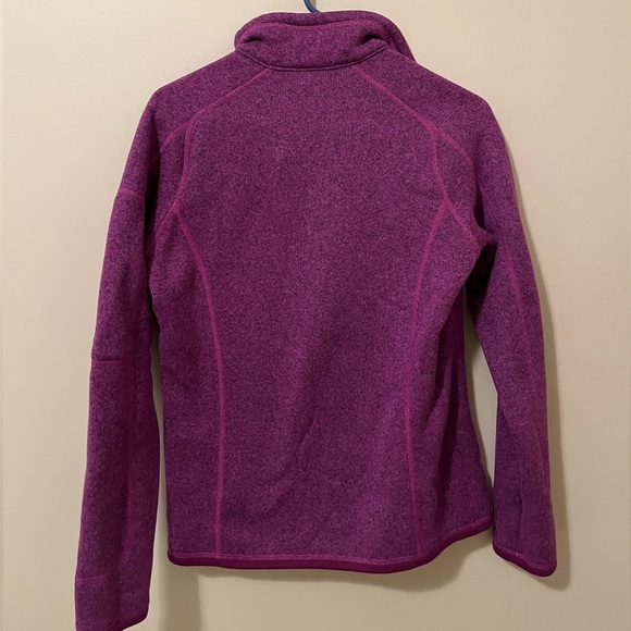 PATAGONIA Women's Better Sweater 1/4-zip Fleece MEDIUM VioletRed - Picture 8 of 11